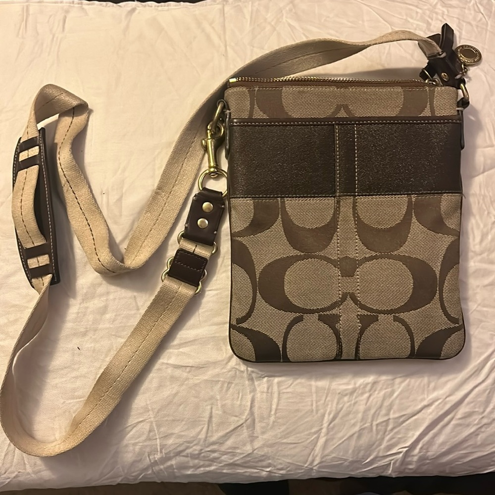 Coach crossbody brown